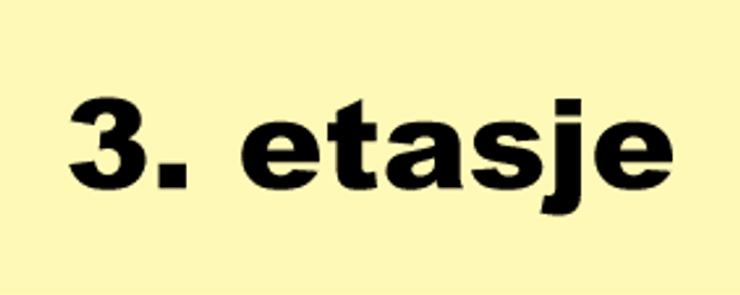 Hovedbilde Etterlysende skilt -  3. etasje
