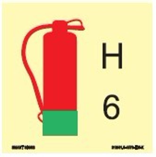 Hovedbilde Powder extinguisher H6