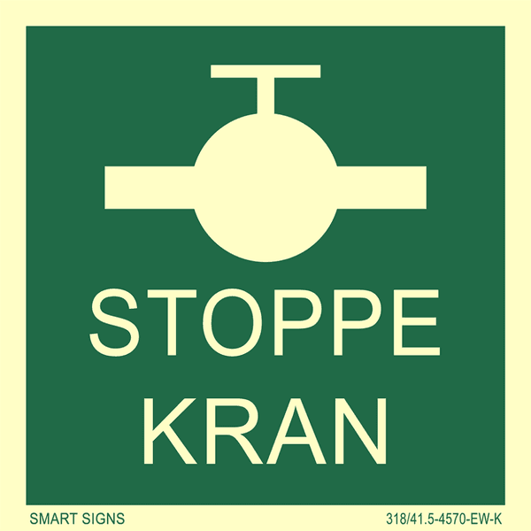 Stoppekran, aluminium, velg størrelse