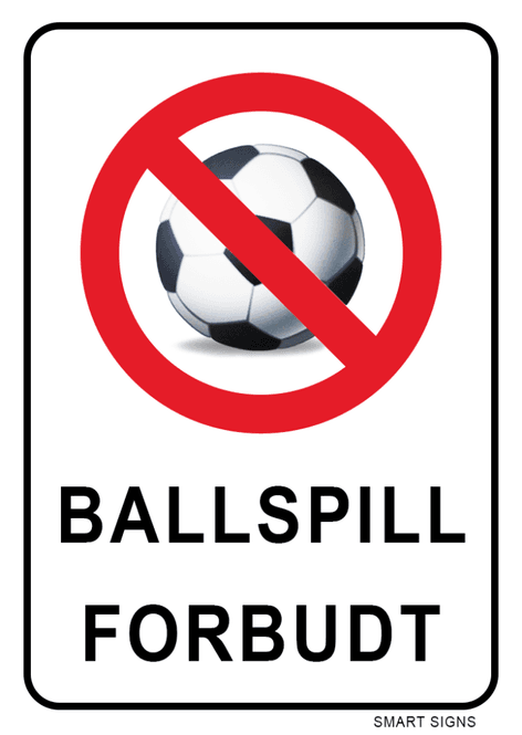 Huvudbild Bollspel förbjuda