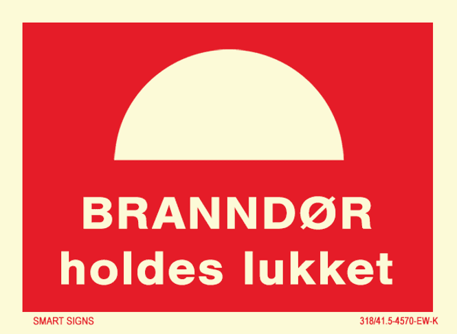 Huvudbild Branndør holdes lukket