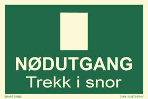 Hovedbilde N&oslash;dutgang - Trekk i snor