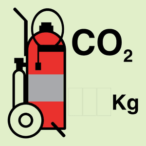 Hovedbilde Fire extinguisher wheeled CO2 